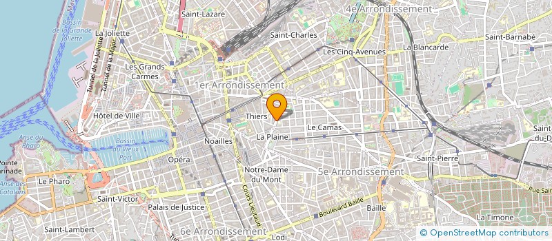 localisation de l'entreprise CTRE ETUDE MEDITER EQUIP TECHNIQUE à MARSEILLE