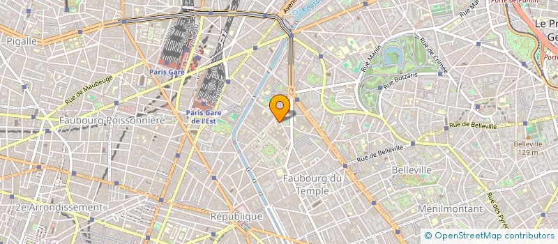 localisation de l'entreprise CTRE ETUDE POLYMORPHISME HOMME BIOSPHERE  PARIS