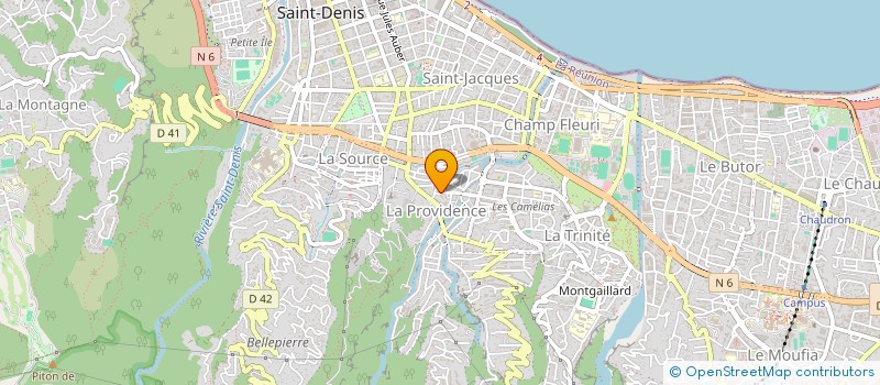 localisation de l'entreprise CTRE ETUDE POLYPHONIQUE REUNION à SAINT-DENIS