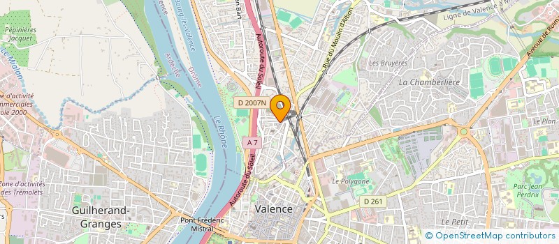 localisation de l'entreprise CTRE ETUDE POUR PERSONNE SYSTEMES HUMAIN à BOURG-LES-VALENCE