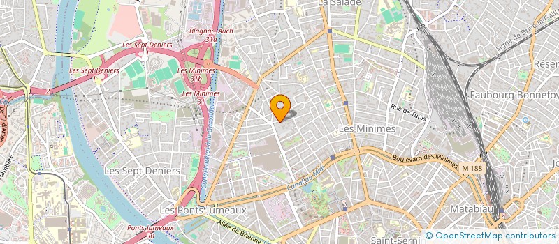 localisation de l'entreprise CTRE ETUDE RECHER ACCOMP FAMILLES FORMAT à TOULOUSE