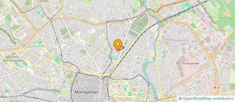 localisation de l'entreprise CTRE ETUDE RECHER DROIT URBANIS CONSTRUC à MONTPELLIER