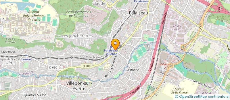 localisation de l'entreprise CTRE ETUDE RECHERCHE ENSEIGNEMENT LANGUE à PALAISEAU