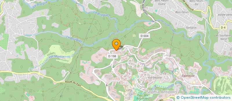 localisation de l'entreprise CTRE ETUDE SUR DEVELOPP ORGANISATIONS à VALBONNE