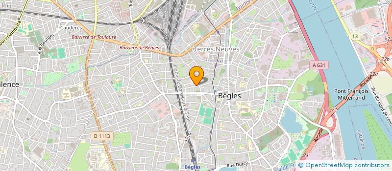 localisation de l'entreprise CTRE ETUDES DIFFUSION TECH D'EXPRESSION à BEGLES
