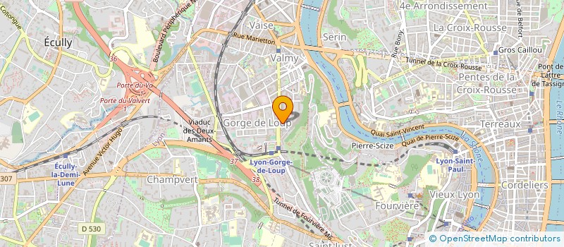 localisation de l'entreprise CTRE ETUDES FRANCO AMERICAIN MANAG à LYON