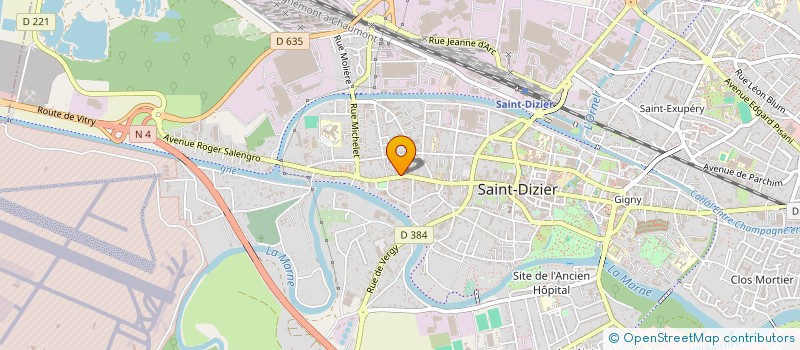 localisation de l'entreprise CTRE ETUDES RECHER PREHISTOIRE HAUT MARN à SAINT-DIZIER