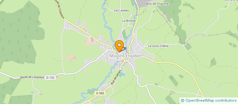 localisation de l'entreprise CTRE ETUDES RESSOURCES S DIVERSIFICATION à MOULINS-ENGILBERT