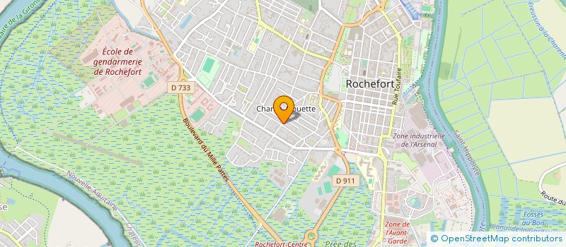 localisation de l'entreprise CTRE ETUDES ROCHEFORTAISES MARITIME ATLANTIQUE  ROCHEFORT