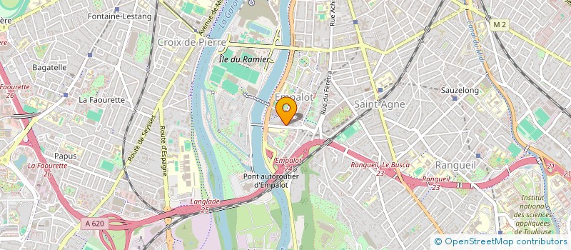 localisation de l'entreprise CTRE ETUDES SUR LE RASCISME ET FASCISME  TOULOUSE