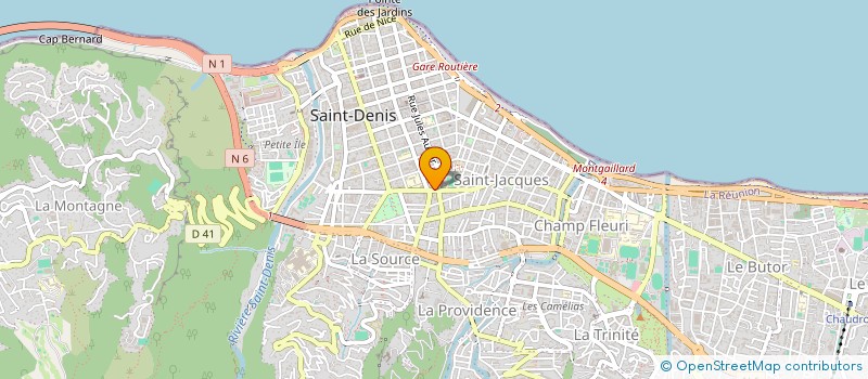 localisation de l'entreprise CTRE ETUDES SURVEILLEES APPROFONDIE REUN à SAINT-DENIS