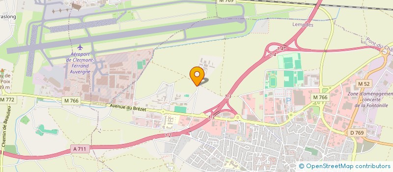 localisation de l'entreprise CTRE ETUDES TECH FORESTIERES PUY DOME  LEMPDES