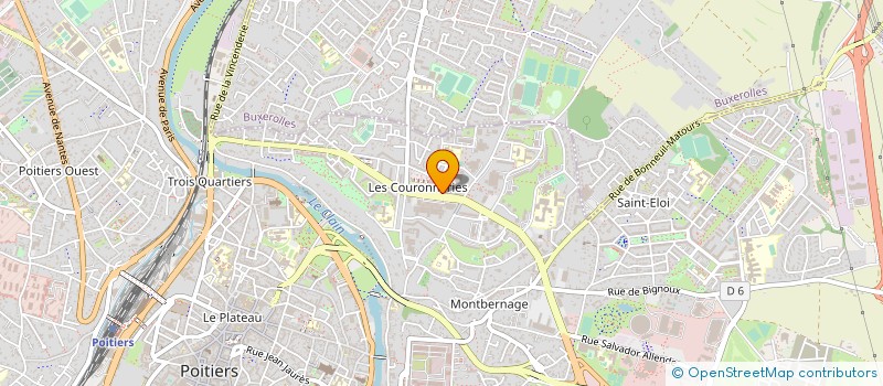 localisation de l'entreprise CTRE EUR PROMOTION SOCIALE ADULTES SOURD  POITIERS