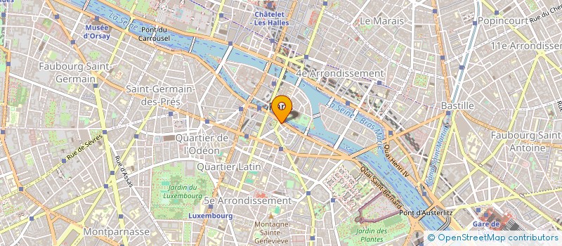 localisation de l'entreprise CTRE EURAF BIOLOGIE HUMMAINE à PARIS