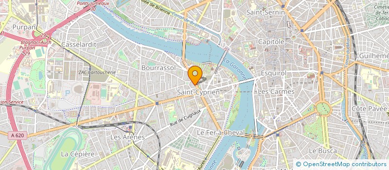 localisation de l'entreprise CTRE EUROP ACTION FORMAT VALORISATION à TOULOUSE
