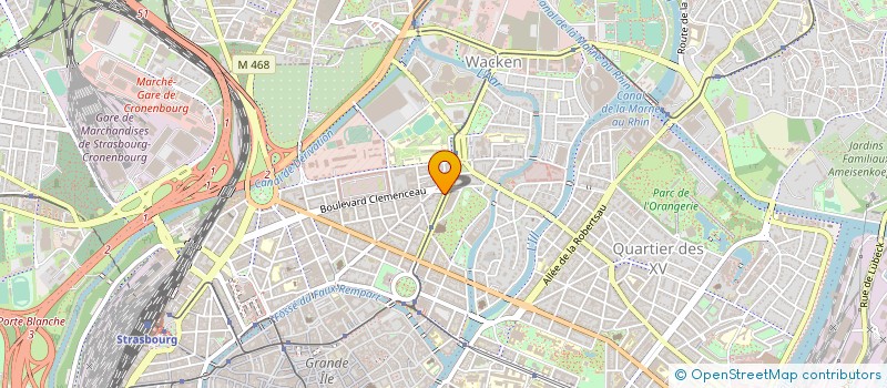 localisation de l'entreprise CTRE EUROP DEVELOPPEMENT DE L'INNOVATION  STRASBOURG