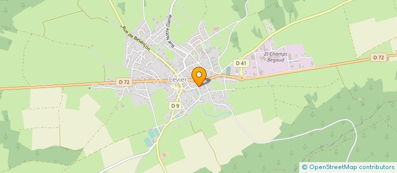 localisation de l'entreprise CTRE EUROP RESSOURC RECHERCH TRACT ANIMA  VILLERS-SOUS-CHALAMONT