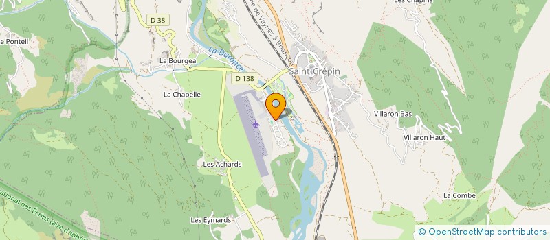 localisation de l'entreprise CTRE EUROPEEN DE VOL EN MONTAGNE à SAINT-CREPIN