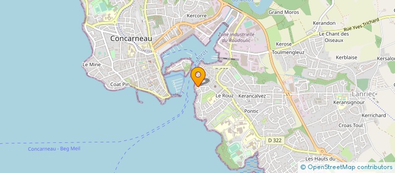 localisation de l'entreprise CTRE EUROPEEN FORMAT CONTINUE MARITIME à CONCARNEAU