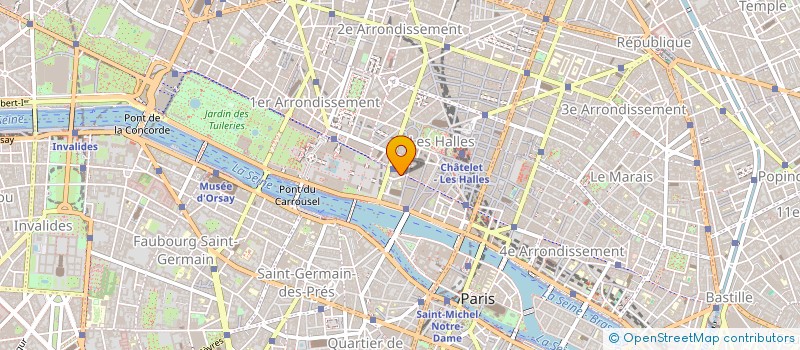 localisation de l'entreprise CTRE EUROPEEN PARAPSYCHOLOGIE DIVINITEL à PARIS