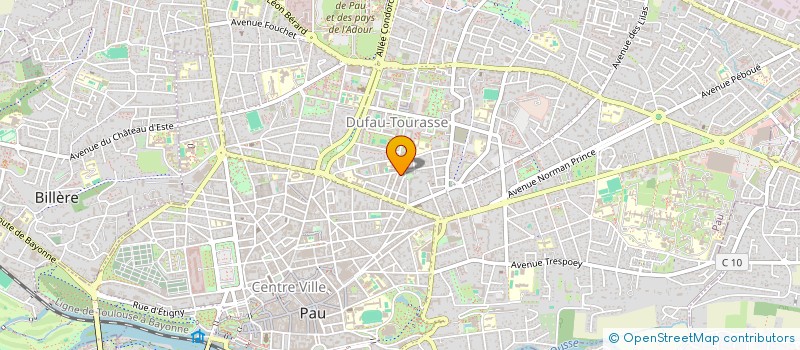 localisation de l'entreprise CTRE EUROPEEN  PROTECTION & INTERVENTION à PAU