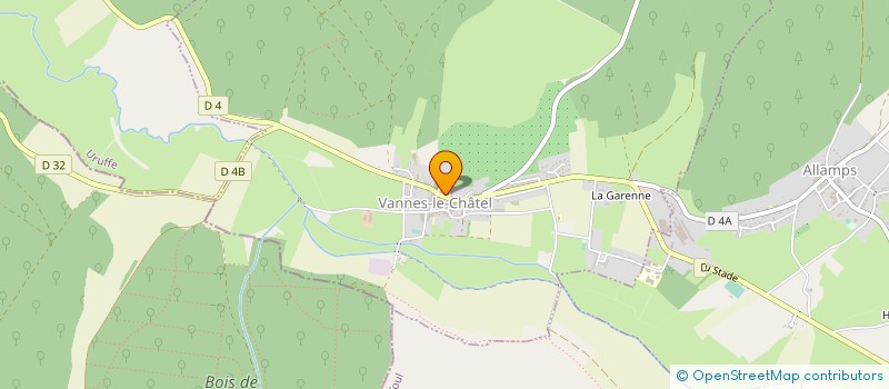 localisation de l'entreprise CTRE EUROPEEN RECHER FORMA ARTS DU VERRE à VANNES-LE-CHATEL