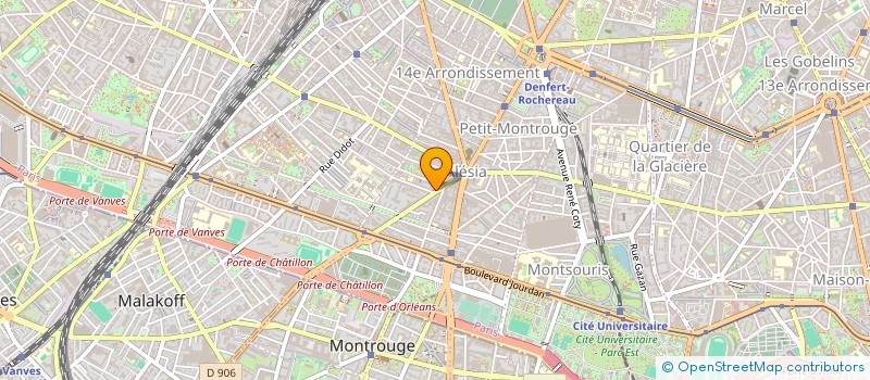 localisation de l'entreprise CTRE EVALUATION RECHERCHE SUR CANCER  PARIS