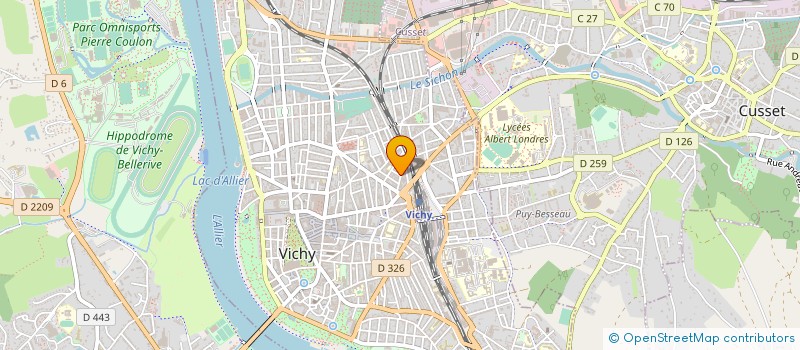 localisation de l'entreprise CTRE EVANGELIQUE VIE ABONDANTE à VICHY