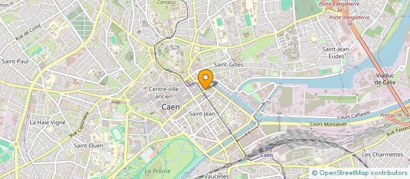 localisation de l'entreprise CTRE FORMA ACTION FAMIL CIVIQUE SOCIALE à CAEN