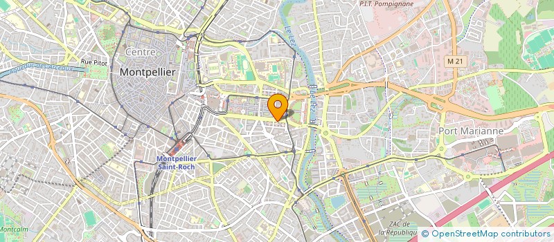 localisation de l'entreprise CTRE FORMA INTER METIE COMME DISTR SERVI à MONTPELLIER