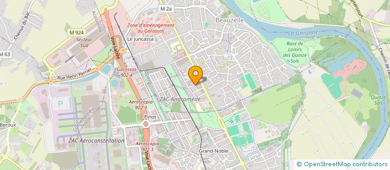 localisation de l'entreprise CTRE FORMAT APPRENT INDUST MIDI PYRENEES  BEAUZELLE