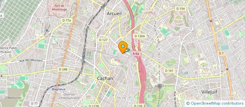 localisation de l'entreprise CTRE FORMAT ARCUEIL SAUVETAGE SECOURISME à ARCUEIL