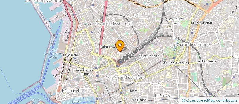 localisation de l'entreprise CTRE FORMAT BUREAUTIQUE INFORMATIQ GESTI à MARSEILLE
