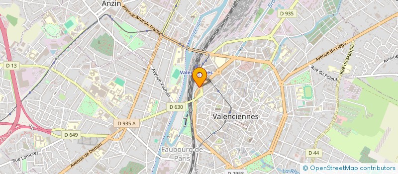 localisation de l'entreprise CTRE FORMAT PERFECTIONNEM VALENCIENNES à VALENCIENNES