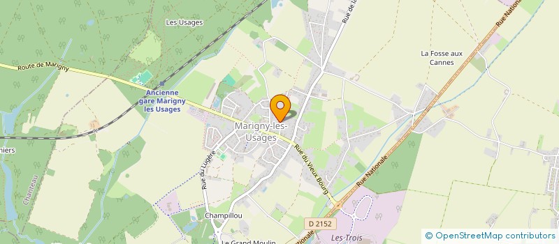 localisation de l'entreprise CTRE FORMAT PLAISIR APPRENDRE ENSEIGNER à MARIGNY-LES-USAGES