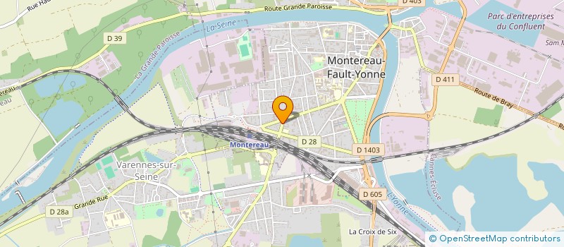 localisation de l'entreprise CTRE FORMATION A CONDUITE AUTO 6 PONTS  MONTEREAU FAULT YONNE