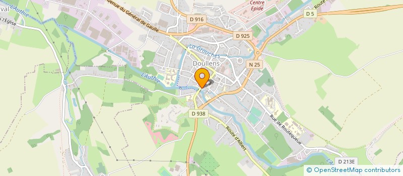 localisation de l'entreprise CTRE FORMATION A CONDUITE DOULLENS  DOULLENS