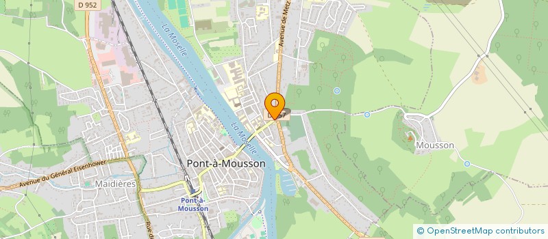 localisation de l'entreprise CTRE FORMATION AMELIORATION CONNAISSANCE à PONT A MOUSSON