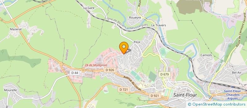 localisation de l'entreprise CTRE FORMATION BOULISTE HTE AUVERGNE PAYS GENTIANE à SAINT-FLOUR