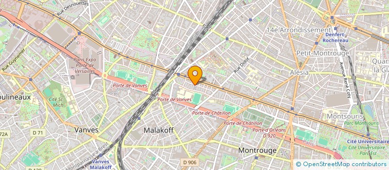 localisation de l'entreprise CTRE FORMATION E REINSERTION PROFESSIONN  PARIS