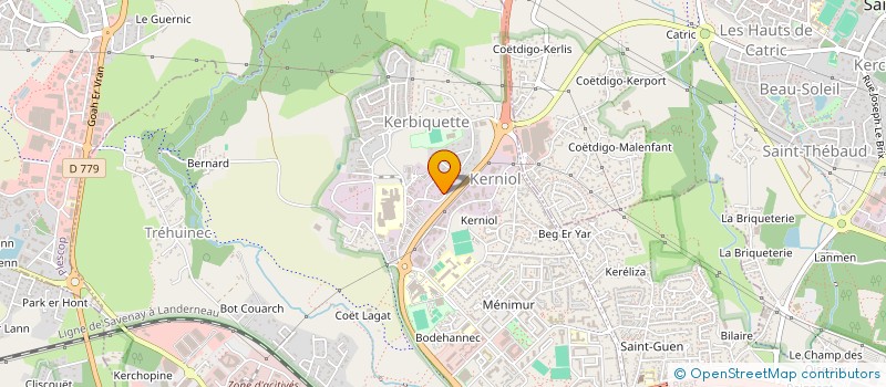 localisation de l'entreprise CTRE FORMATION ENTRAIN MULTISPORTS PAYS à VANNES