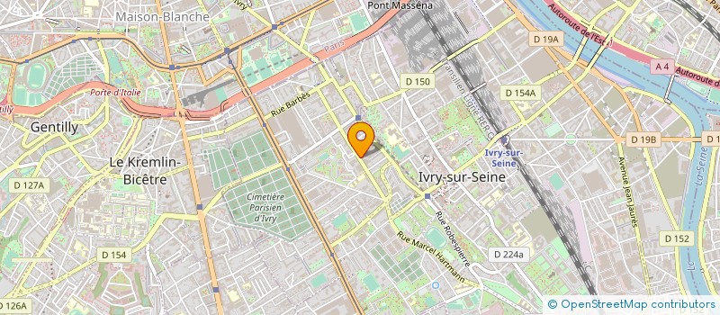 localisation de l'entreprise CTRE FORMATION EXPORTATEURS DE FRANCE  IVRY-SUR-SEINE