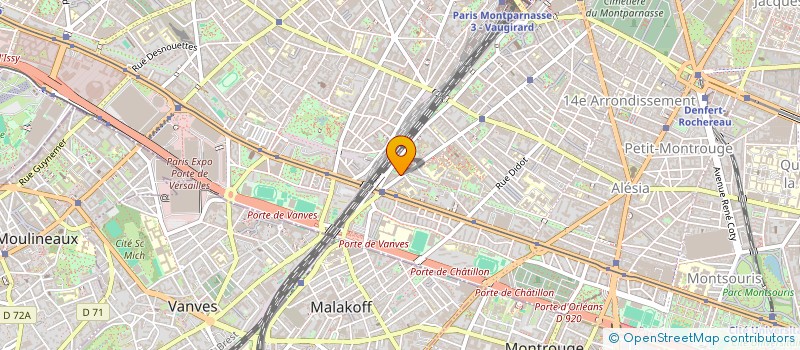 localisation de l'entreprise CTRE FORMATION PROFESSION COMPTABLE  PARIS