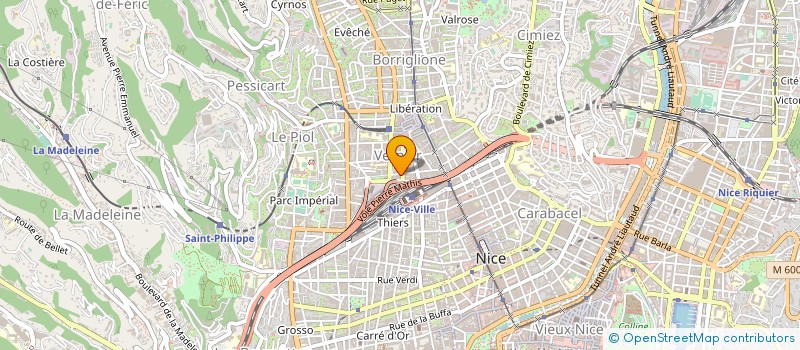 localisation de l'entreprise CTRE FORMATION PROFESSIONNEL CONDUCTEURS à NICE