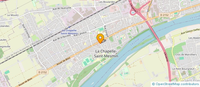 localisation de l'entreprise CTRE FORMATION PROMOTION ACTIVITES SPORTIVES LOISIRS  LA CHAPELLE-SAINT-MESMIN