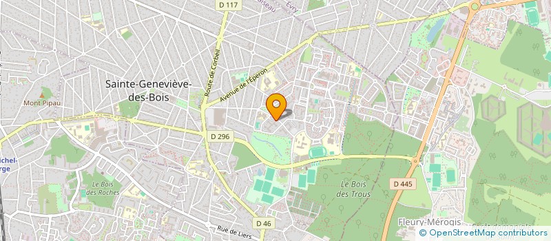 localisation de l'entreprise CTRE FRANCAIS DE PREVENTION & SECURITE à SAINTE-GENEVIEVE-DES-BOIS