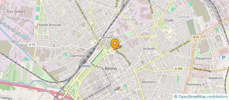 localisation de l'entreprise CTRE GEST AGREE INTERPROF MARN  REIMS