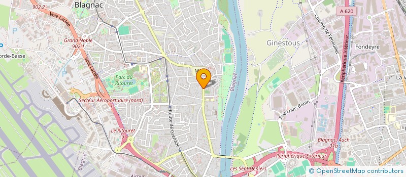 localisation de l'entreprise CTRE GEST ETUDES ASSUR BLAGNAC CGEA BLAG  BLAGNAC