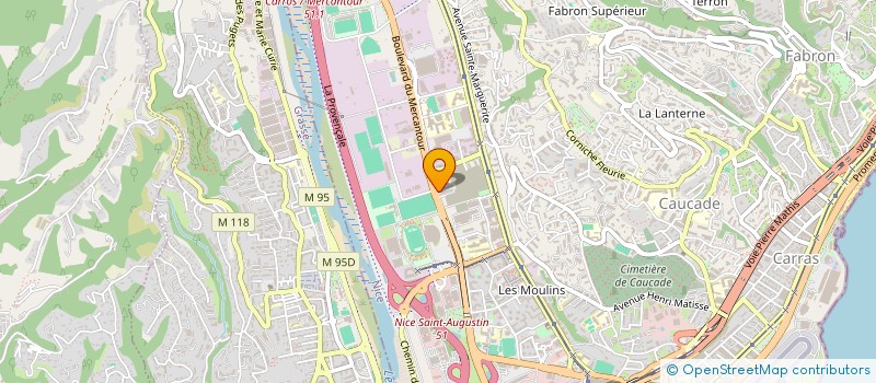 localisation de l'entreprise CTRE GESTIO ET FISCALITE AGRICOLE DES AM à NICE