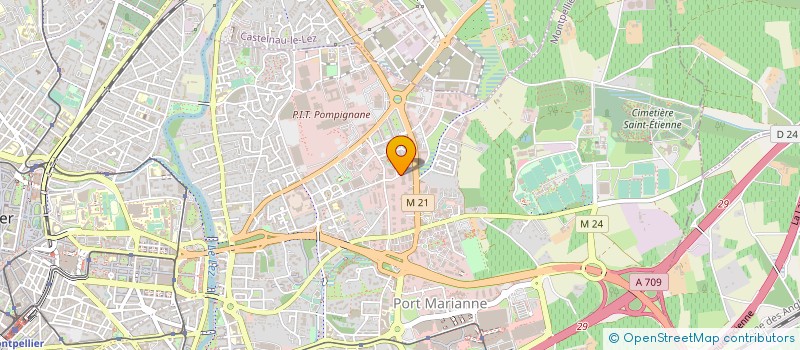 localisation de l'entreprise CTRE GESTION AGREE COMMERCE INDUSTRIE LR à MONTPELLIER